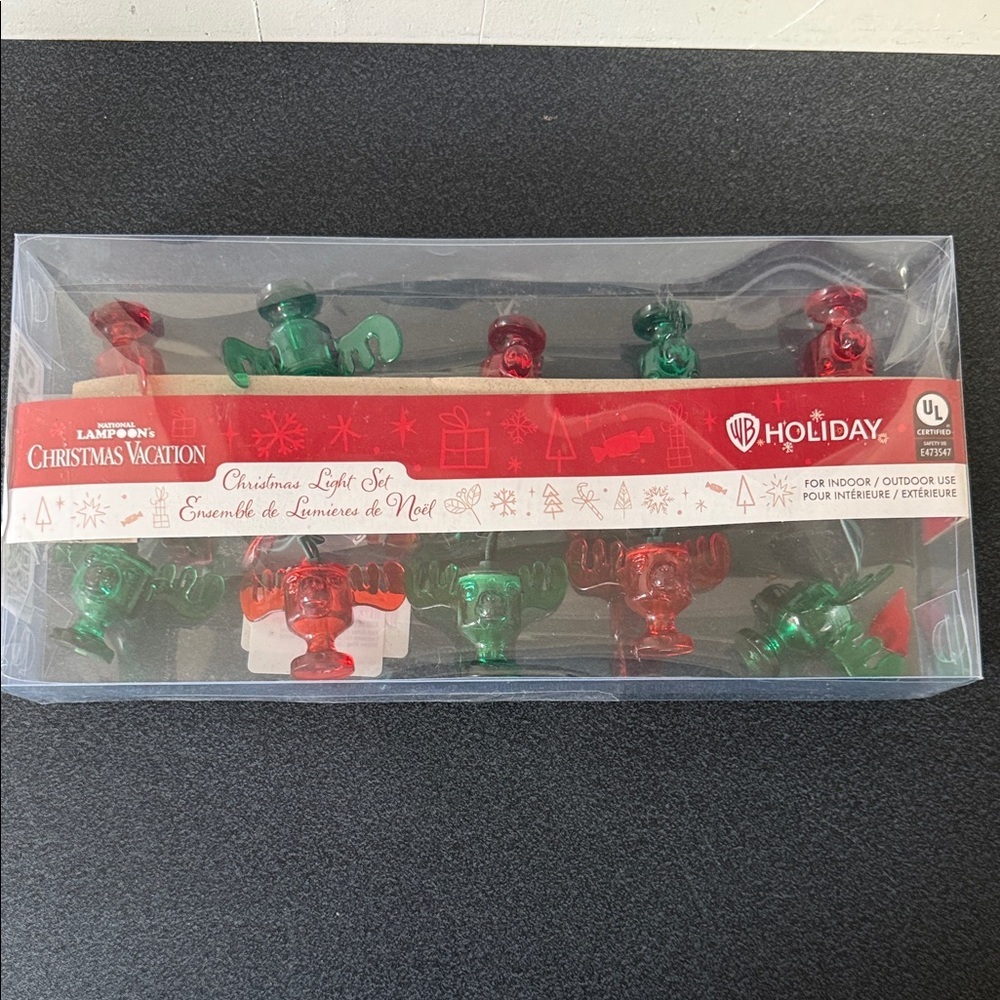 Kurt Geiger Red and Green Holiday String Lights